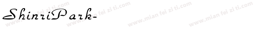 Shinri Park字体转换